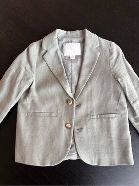 Zara Light Gray Kids Blazer Jacket